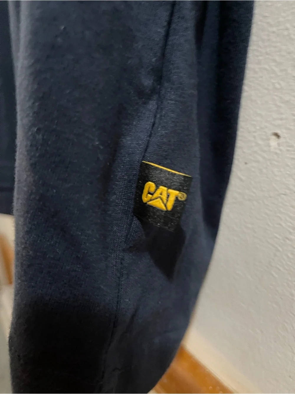 CAT Blue Logo T‑Shirt - Comfortable Workwear Tee Size 2XL